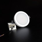 Įmontuojamas LED šviestuvas LAYER ROUND 9W šilta balta (3000K)