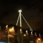 E27 Girlianda 30 metrų tankumas kas 30CM JUODA (be lempučių)