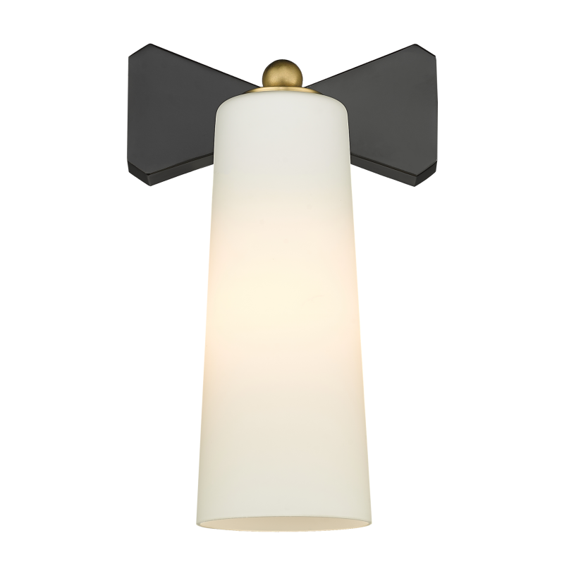Sieninis šviestuvas BOW W01169BK 1xE27