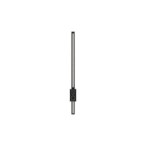 Sieninis lauko šviestuvas Linera LED 9W 60cm Juoda