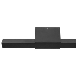 Sieninis lauko šviestuvas Linera LED 9W 60cm Juoda