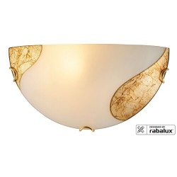 Sieninis šviestuvas Art gold E27 1x MAX 60W (Balta)