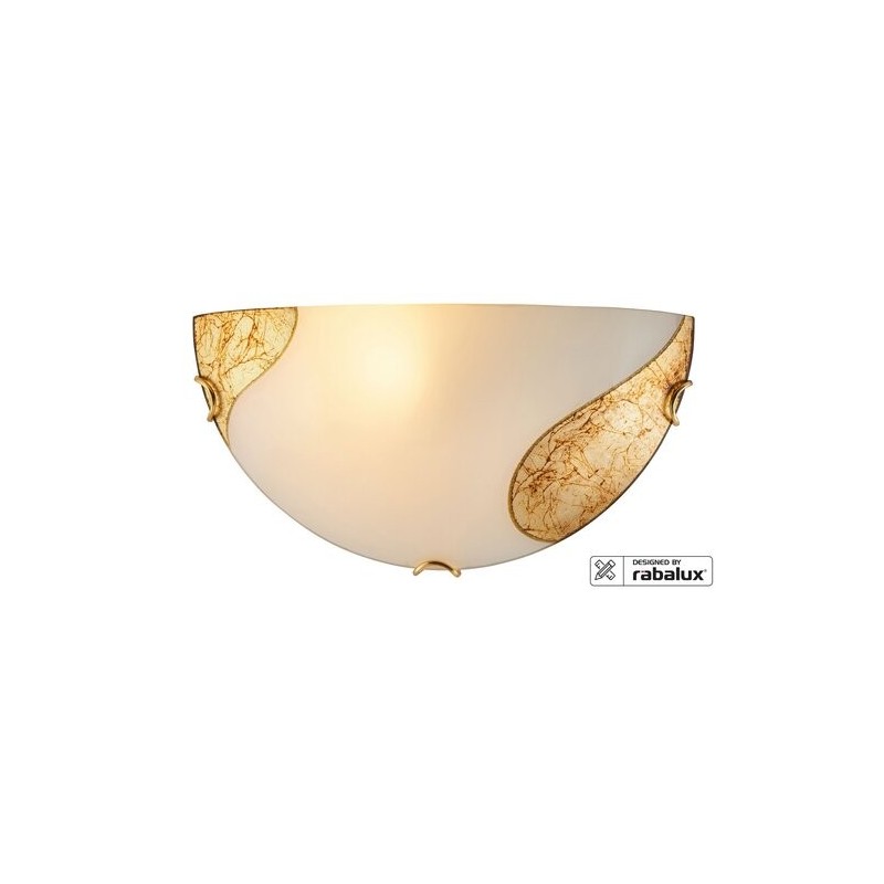 Sieninis šviestuvas Art gold E27 1x MAX 60W (Balta)