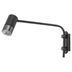 Sieninis šviestuvas Zircon GU10 1X MAX 5W (Matinė Juoda)