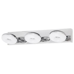 Sieninis šviestuvas Beata LED 3x 5W 4000K Neutrali balta (Chromo)