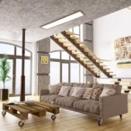 Lubinis šviestuvas Almond LED 40W 4000K Neutrali balta (Buko)