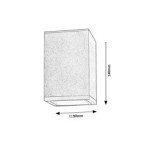 Sieninis lauko šviestuvas Zombor GU10 1x MAX 35W (Antracito)