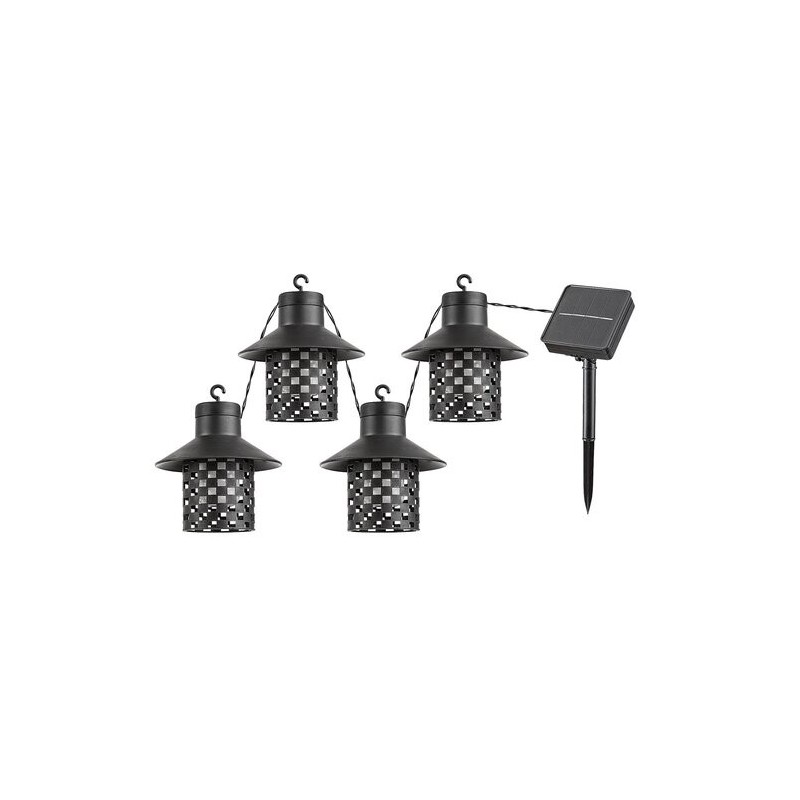 Saulės energija įkraunamas šviestuvas Ximpu LED 0.1W 2700K Šilta balta (Juoda)