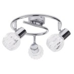 Lubinis šviestuvas Lauren E14 3x MAX 40W (Chromo)