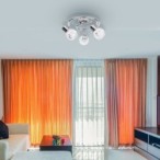 Lubinis šviestuvas Lauren E14 3x MAX 40W (Chromo)