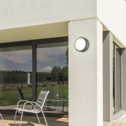 Sieninis lauko šviestuvas Hamburg LED 10W 4000K Neutrali balta (Antracito)