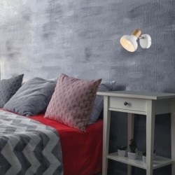 Sieninis šviestuvas Holly E14 1x MAX 40W (Balta)