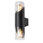 Sieninis lauko šviestuvas Novigrad E27 2x MAX 28W (Juoda)