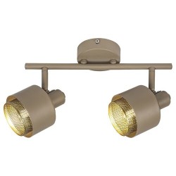 Lubinis šviestuvas Fedora E14 2x MAX 40W (Ruda)