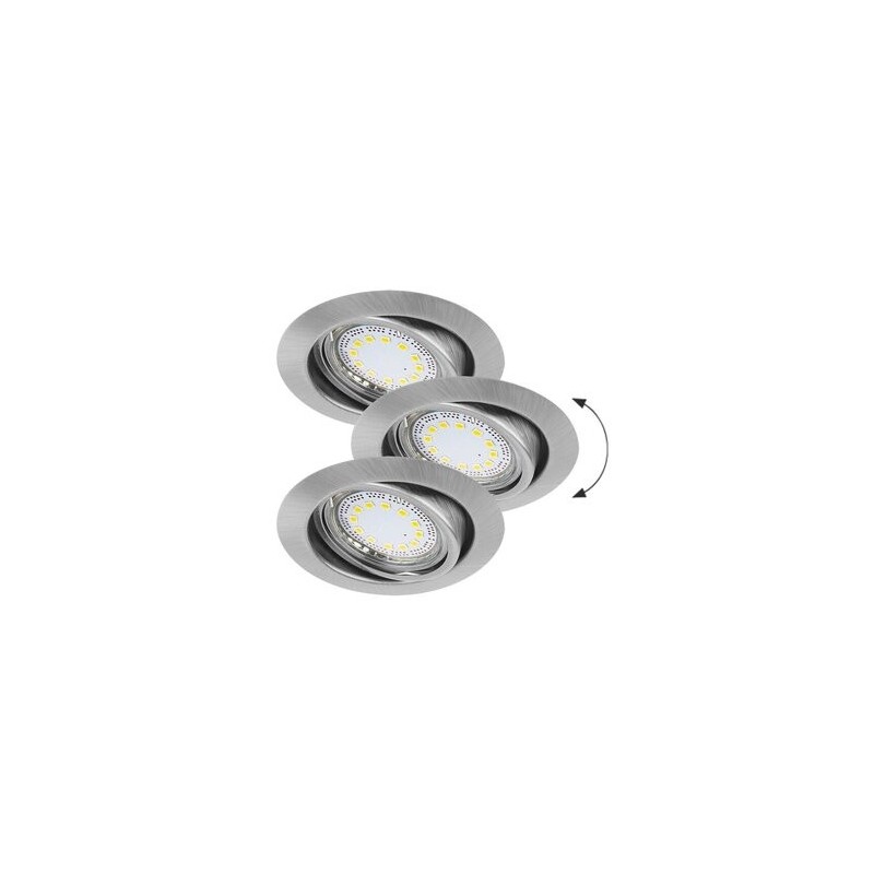 Įmontuojamas šviestuvas Lite GU10 1x MAX 50W 3000K Šilta balta (Chromo)