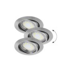 Įmontuojamas šviestuvas Lite GU10 1x MAX 50W 3000K Šilta balta (Chromo)