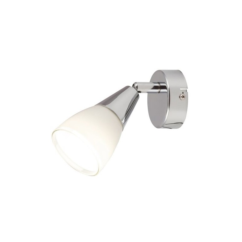 Sieninis šviestuvas Nicolette E14 1x MAX 40W (Chromo)