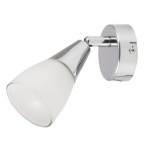 Sieninis šviestuvas Nicolette E14 1x MAX 40W (Chromo)