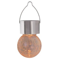 Saulės energija įkraunamas šviestuvas Yola LED 0.06W Šilta balta (Chromo)