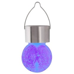 Saulės energija įkraunamas šviestuvas Yola LED 0.06W Šilta balta (Chromo)