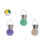 Saulės energija įkraunamas šviestuvas Yola LED 0.06W Šilta balta (Chromo)