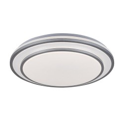 Lubinis šviestuvas Lupita LED 40W 3000-6500K CCT keičiama balta spalva (Sidabro)