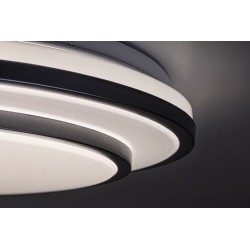 Lubinis šviestuvas Lupita LED 40W 3000-6500K CCT keičiama balta spalva (Sidabro)