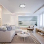 Lubinis šviestuvas Lupita LED 40W 3000-6500K CCT keičiama balta spalva (Sidabro)