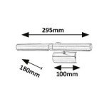 Šviestuvai paveikslams - veidrodžiams Picture light G9 2x MAX 15W 2700K Šilta balta (Bronzos)