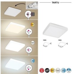 Lubinis lauko šviestuvas Tartu LED 18W 2800-6000K CCT keičiama balta spalva (Matinė Balta)