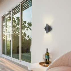 Sieninis lauko šviestuvas Navia LED 11W 4000K Neutrali balta (Juoda)