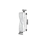 Sieninis lauko šviestuvas Follina LED 11W 4000K Neutrali balta (Juoda)