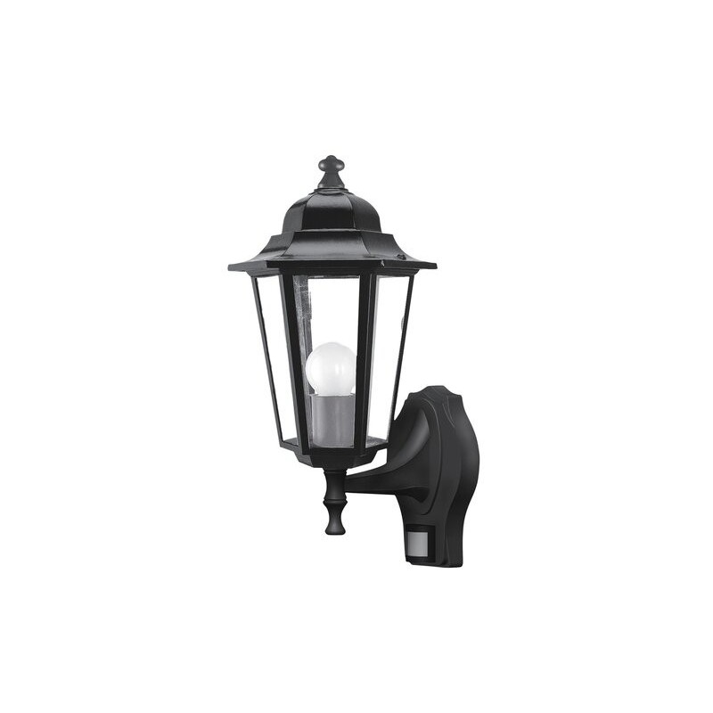 Sieninis lauko šviestuvas Velence E27 1x MAX 60W (Juoda)