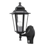 Sieninis lauko šviestuvas Velence E27 1x MAX 60W (Juoda)