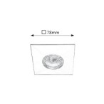 Įmontuojamas šviestuvas Randy LED 4W 3000K Šilta balta (Chromo)