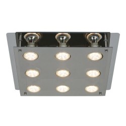 Lubinis šviestuvas Naomi GU10 9x MAX 15W 3000K Šilta balta (Chromo)