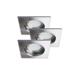 Įmontuojamas šviestuvas Lite GU10 1x MAX 50W 3000K Šilta balta (Chromo)