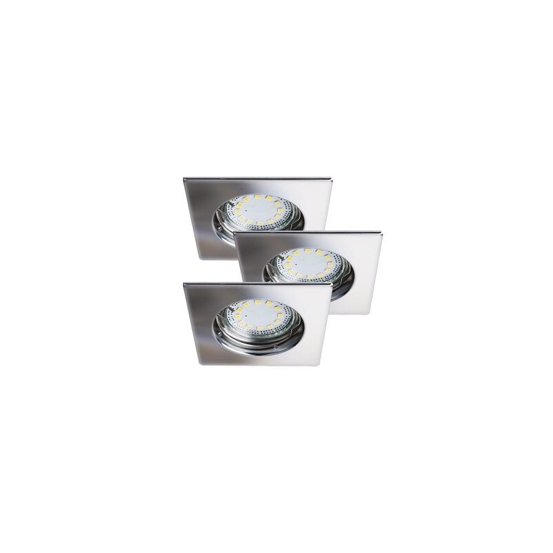 Įmontuojamas šviestuvas Lite GU10 1x MAX 50W 3000K Šilta balta (Chromo)