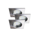 Įmontuojamas šviestuvas Lite GU10 1x MAX 50W 3000K Šilta balta (Chromo)
