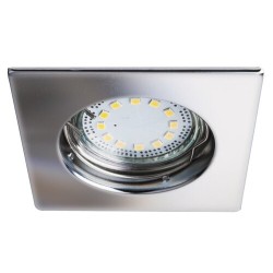 Įmontuojamas šviestuvas Lite GU10 1x MAX 50W 3000K Šilta balta (Chromo)