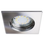 Įmontuojamas šviestuvas Lite GU10 1x MAX 50W 3000K Šilta balta (Chromo)