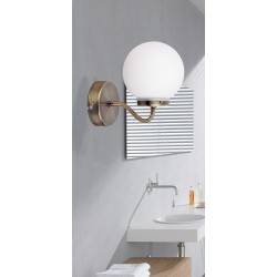 Sieninis šviestuvas Togo E14 1x MAX 40W (Balta)