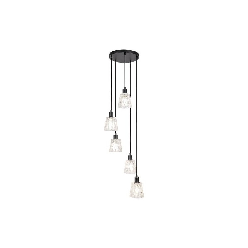 Pakabinamas šviestuvas Jarina E27 5x MAX 40W (Juoda)
