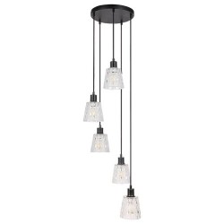 Pakabinamas šviestuvas Jarina E27 5x MAX 40W (Juoda)