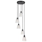 Pakabinamas šviestuvas Jarina E27 5x MAX 40W (Juoda)