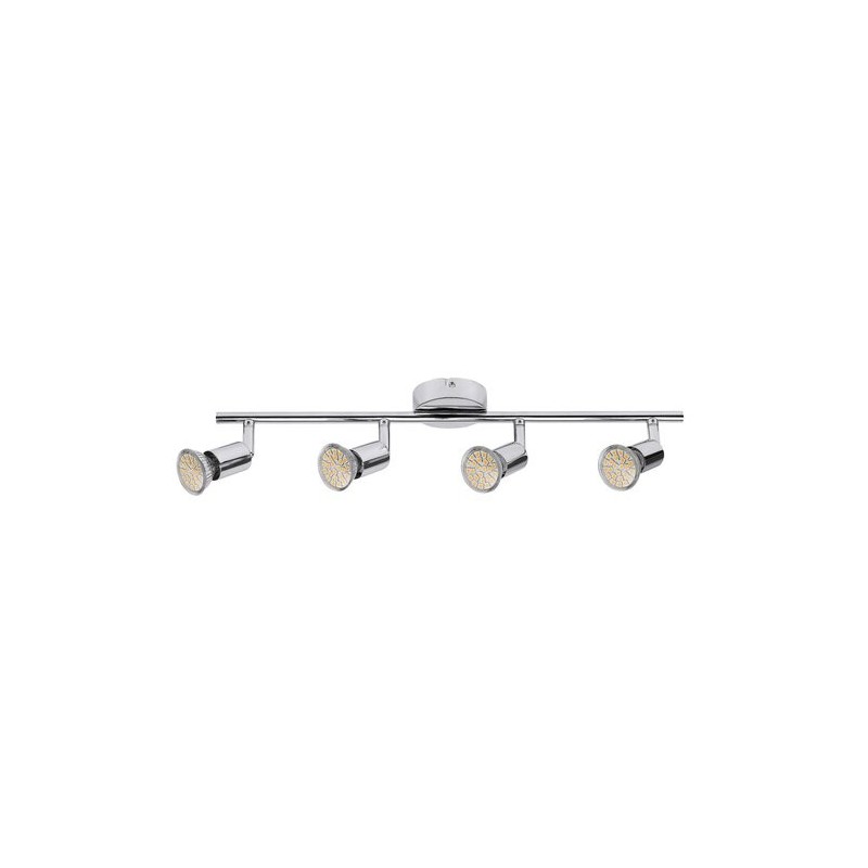 Lubinis šviestuvas Norton LED GU10 4x MAX 50W 3000K Šilta balta (Chromo)