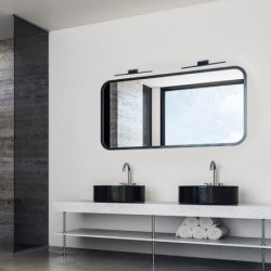 Sieninis šviestuvas Evan LED 12W 4000K Neutrali balta (Matinė Juoda)