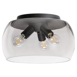 Lubinis šviestuvas Ursula E27 3x MAX 40W (Juoda)
