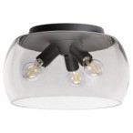 Lubinis šviestuvas Ursula E27 3x MAX 40W (Juoda)