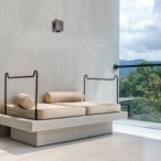 Sieninis lauko šviestuvas Lippa LED 6W 3000K Šilta balta (Juoda)